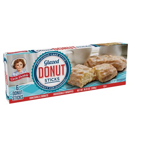 Little Debbie Donut Sticks, 6 ct, 10.21 oz - Walmart.com - Walmart.com