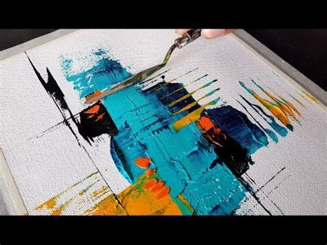 abstract art tutorial videos palette knife