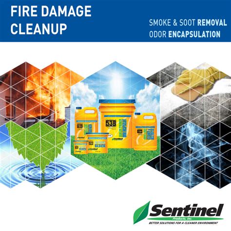 Fire Damage Cleanup Products - Sentinel Products