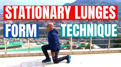 Stationary Lunges Exercise – Static Lunge Proper Form| How To Do Stationary Lunges - YouTube