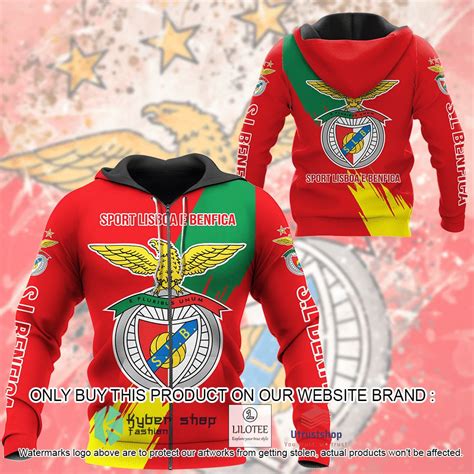 SL Benfica Logo Zip Up Hoodie