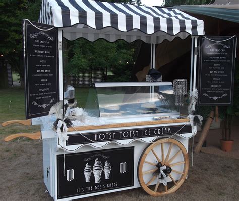 Ice Cream Cart – The Great Gatsby Themed Cart Ice Cream Cart Bespoke – Event Catering Services ...