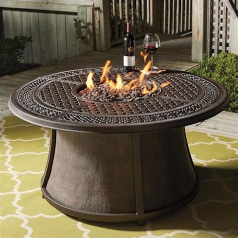 P456-776b Ashley Furniture Burnella Round Fire Pit Table Base