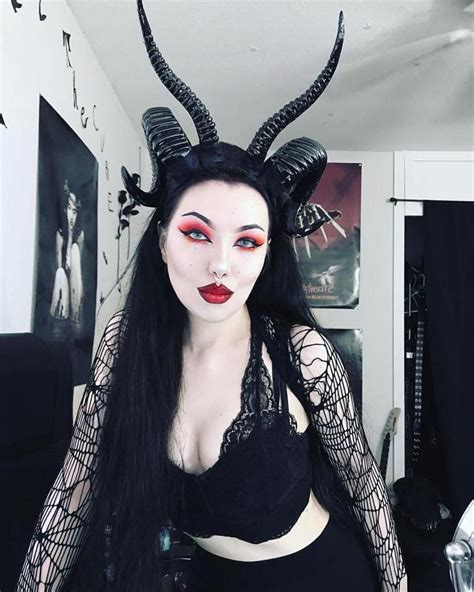 The Baphomet Horns Headpiece | Goth, Demon costume, Goth beauty