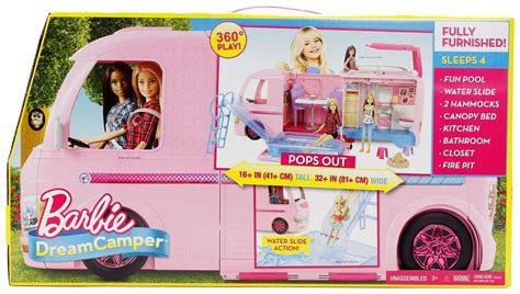 2016 Barbie's Dream Camper (RV) to campsite playset play set 52577 ...