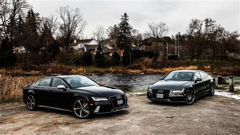 Picture Audi RS7 2 Black auto 3840x2160