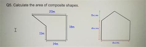 calculate area of composite shapes - Brainly.in