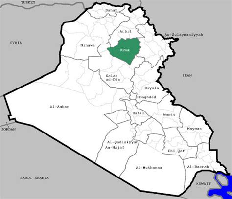 Kirkuk City in Iraq [13]. | Download Scientific Diagram