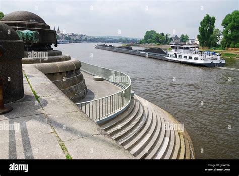 transport freighter barge river water traffic transportation europe stream Stock Photo - Alamy