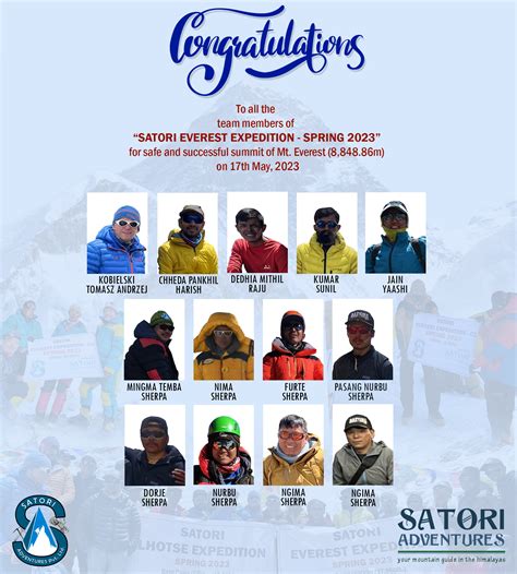 Successful Mt.Everest Expedition summit - Spring 2023 | Satori Adventures