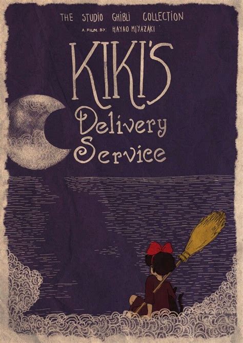 Kiki's Delivery Service | Studio ghibli poster, Studio ghibli movies, Ghibli artwork