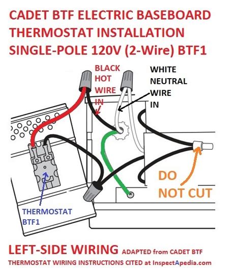 Electric Baseboard Thermostat Wiring