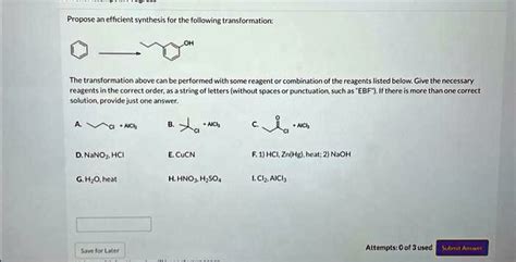 SOLVED: Propose an efficient synthesis for the following transformation: The transformation ...