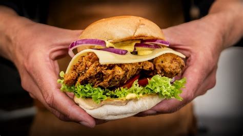 Best Crispy Chicken Burger Near Me - Burger Poster