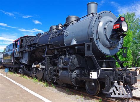 Vintage steam locomotive, Grand Canyon R.R., Williams, AZ ...