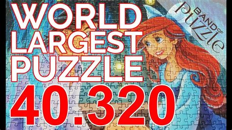 World largest Puzzle | 40.320 Pieces | Arielle by Ravensburger (Cover II) | Ravensburger, Puzzle ...