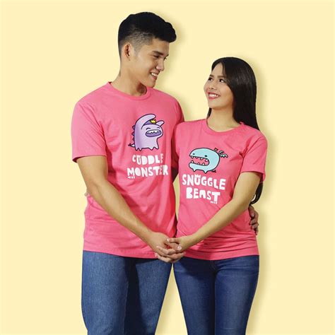 Cuddle (Pink) Couple Shirt – Me&U