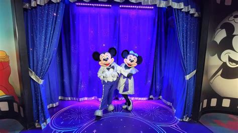 Mickey and Minnie Disney 100 Meet and Greet in EPCOT | Chip and Company