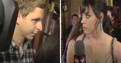 Aubrey Plaza Completely Lost Her Cool On Michael Cera During A Live Red Carpet Interview