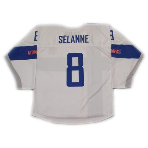 Team Finland 2014 Hockey Jersey Teemu Selanne Light