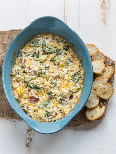 Spinach Artichoke Dip with Bacon | A Zesty Bite