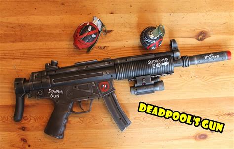 Geek House Creations: Deadpool Gun and Grenades for Cosplay