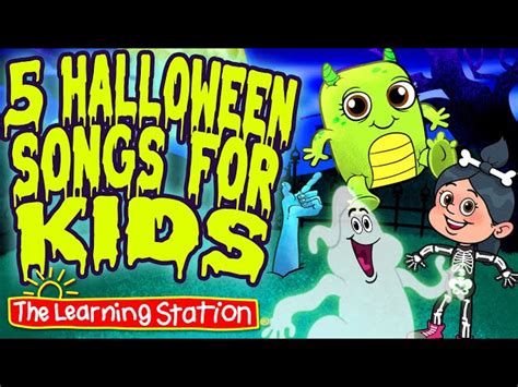 5 Halloween Songs For Kids ♫ Halloween Songs For Children ♫ Kids Songs by The Learning Station ...