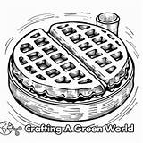 Waffle Coloring Pages  Free & Printable sketch template