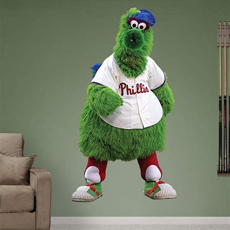 Philadelphia Phillies Mascot - Phillie Phanatic Fathead Wall Decal