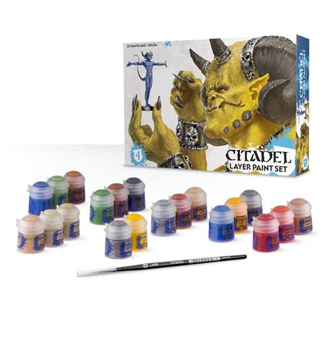 Citadel Layer Paint Set (avec images) | Peinture citadel, Liste de ...