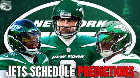 New York Jets 2023 Schedule Predictions - YouTube