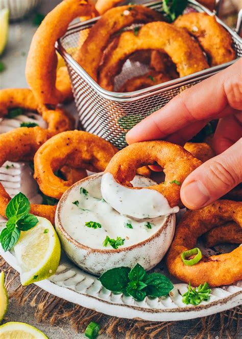 Crispy Onion Rings Recipe - Easy + Vegan - Bianca Zapatka | Recipes