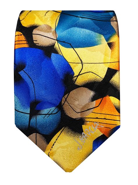 Jerry Garcia Collector's Edition Men's Beehive Artwork Neck Tie - Blue ...