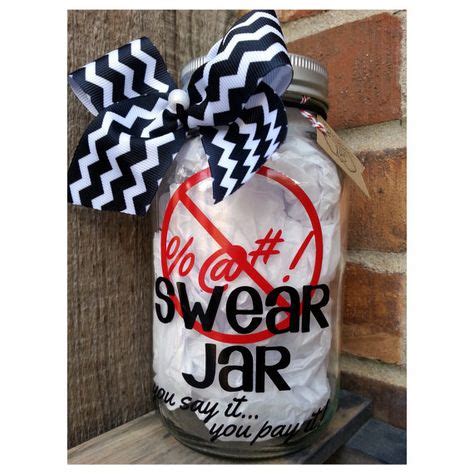 7 Swear jar ideas | swear jar, jar, mason jar crafts