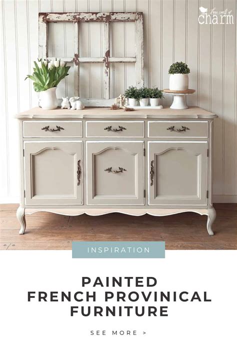 Painted French Provincial Furniture inspiration - Three Coats of Charm