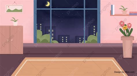 Fresh Cartoon Home Living Room Background Design, Fresh, Cartoon, Home Background Background ...