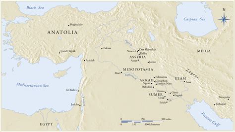 Map of the Fertile Crescent