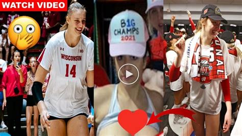 Wisconsin Volleyball Leaked Photos Explicit Full, Laura Schumacher Video Uncensored- Newsone