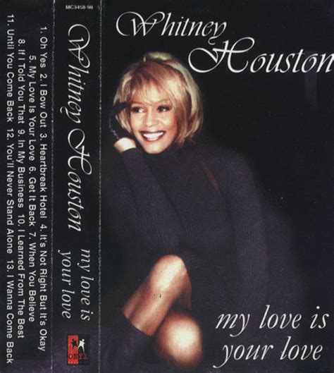 Whitney Houston - My Love Is Your Love (1998, Cassette) | Discogs