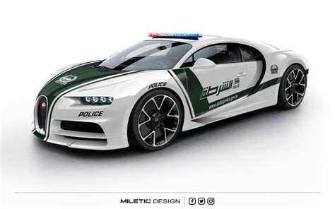 Dubai Police Bugatti Chiron Imagined - GTspirit