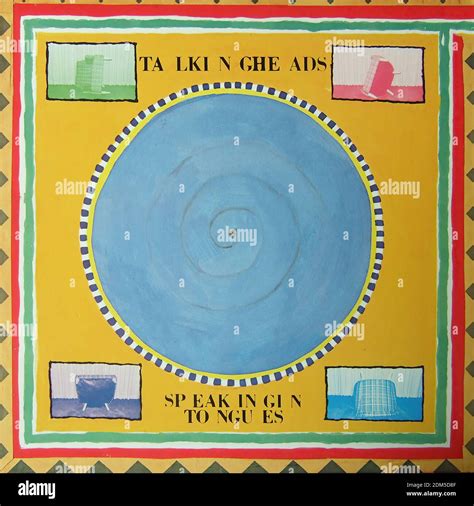 Talking Heads - Speaking In Tongues - Vintage vinyl album cover Stock Photo - Alamy