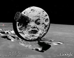 Funny Easter Egg In Moon Module Of Google Earth