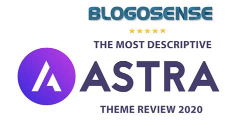 Astra Pro WordPress Theme Review 2020 - Blogosense