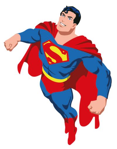 Superman Cartoon Vector Logo