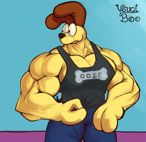 Odie with guns : r/garfield