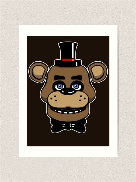 Lámina artística «Cinco noches en Freddy's - FNAF - Freddy Fazbear» de Kaiserin | Redbubble