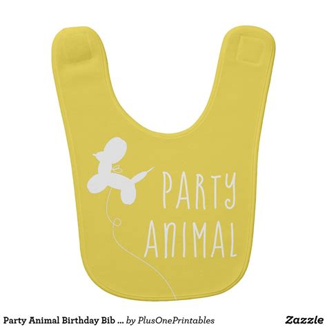 Party Animal Birthday Bib