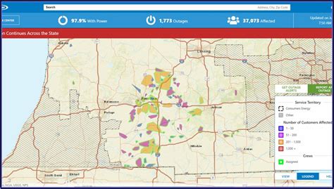 Consumers Energy Outage Map Kent County - Maps : Resume Template ...