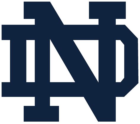 University Of Notre Dame Logo - Notre Dame Football Clipart - Large Size Png Image - PikPng