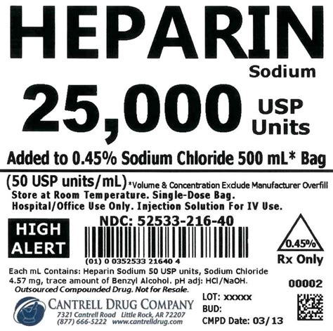 HEPARIN SODIUM injection, solution